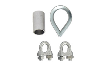 PN6000(01) SET OF 2 NOS. U-BOLTS-SS316 , 1 NO. THIMBLE & 1 NOS. WIRE ROPE CAP PN6000(01) SET OF 2 NOS. U-BOLTS-SS316 , 1 NO. THIMBLE & 1 NOS. WIRE ROPE CAP