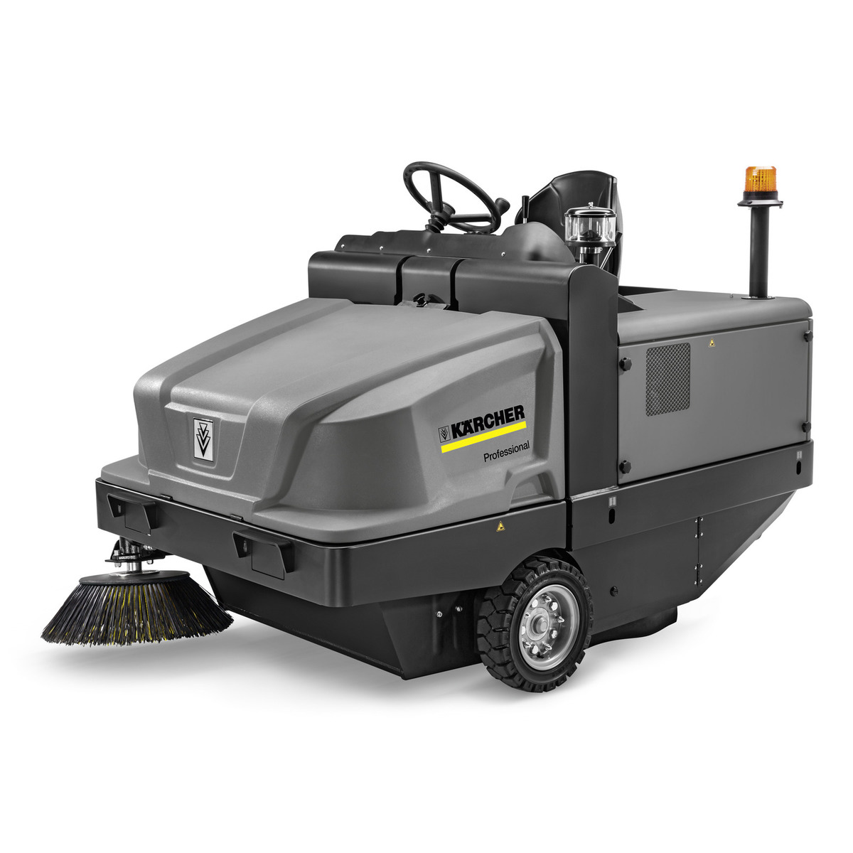 Karcher KM 120/250 R D Classic Diesel Engine Powered Ride-on Vacuum Sweeper Karcher KM 120/250 R D Classic Diesel Engine Powered Ride-on Vacuum Sweeper