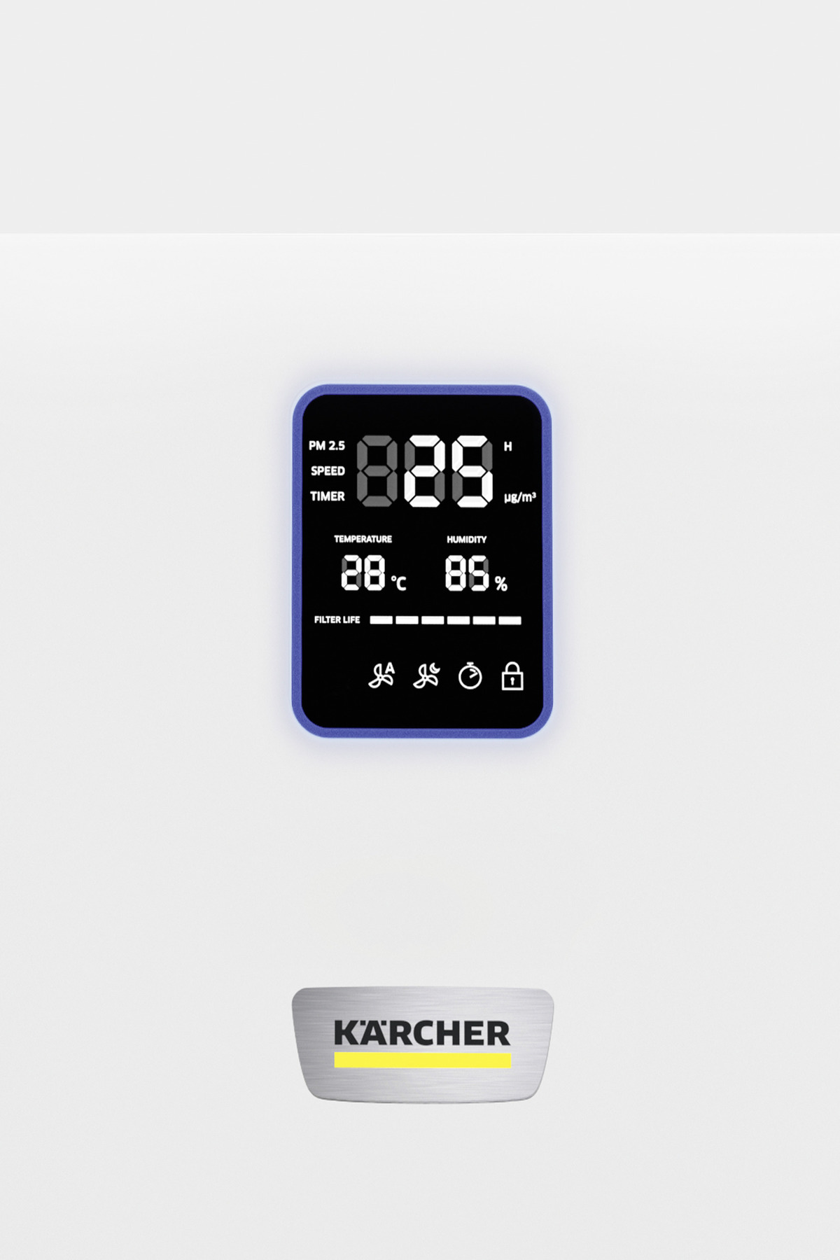 KARCHER Air Purifier AF 30 for Home | 645 sq.ft Coverage | Air Quality Display | H13 HEPA and activated Carbon Filtres | Removes 99.99% Pathogens | Fine Dust | German Tech KARCHER Air Purifier AF 30 for Home | 645 sq.ft Coverage | Air Quality Display | H13 HEPA and activated Carbon Filtres | Removes 99.99% Pathogens | Fine Dust | German Tech