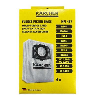 Karcher Filter bag fleece WD 4St